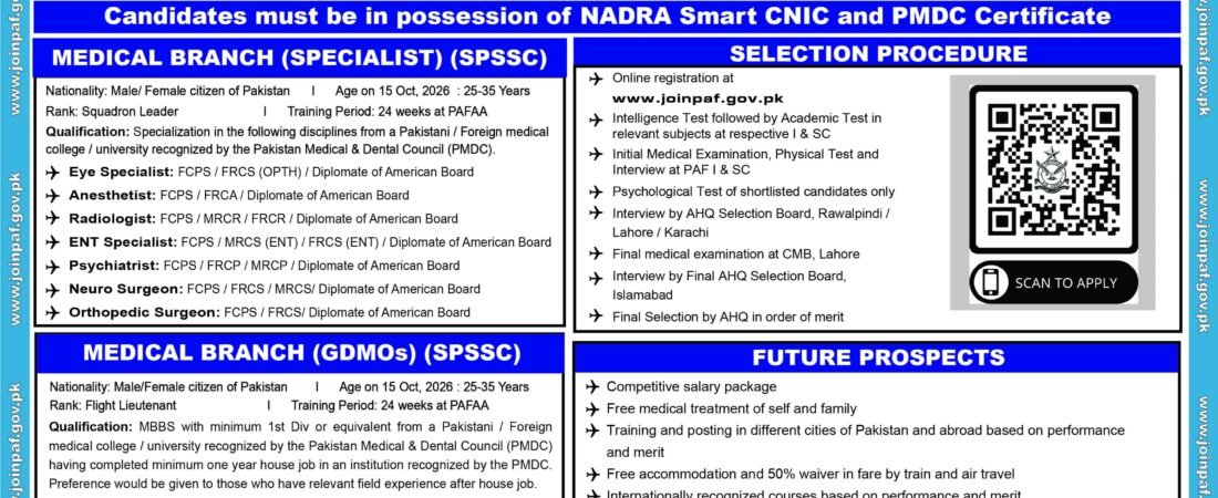 Join(Pakistan Air Force)  PAF 137 CSC Apply Now June2026