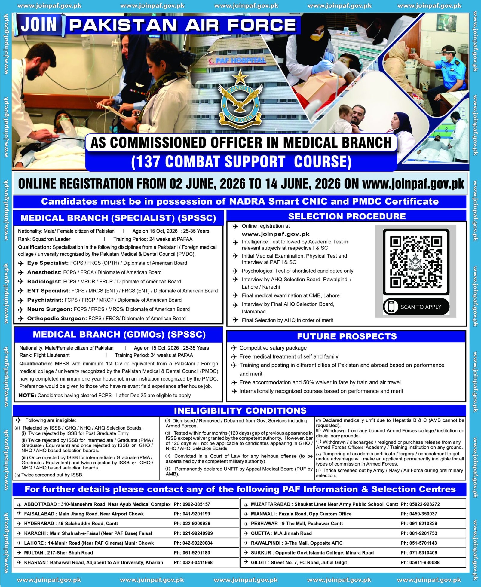 Join(Pakistan Air Force)  PAF 137 CSC Apply Now June2026